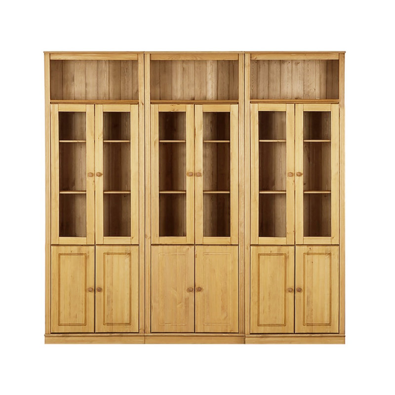 Delbis 223cm H x 222cm W Bookcase