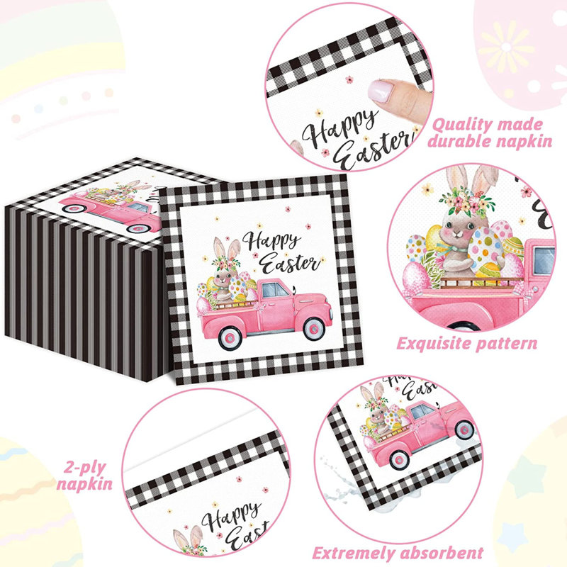 Serviettes jetables pour 50 invités