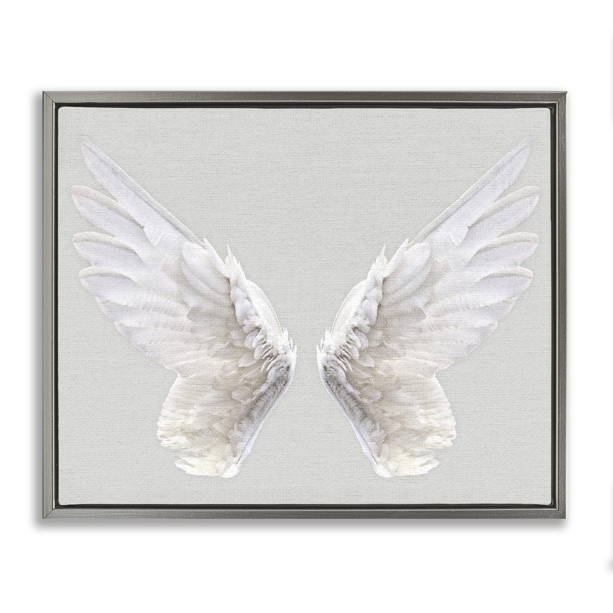 Trinx Angel Wings on Framed Floater Canvas Wall Art by Daphne Polselli ...