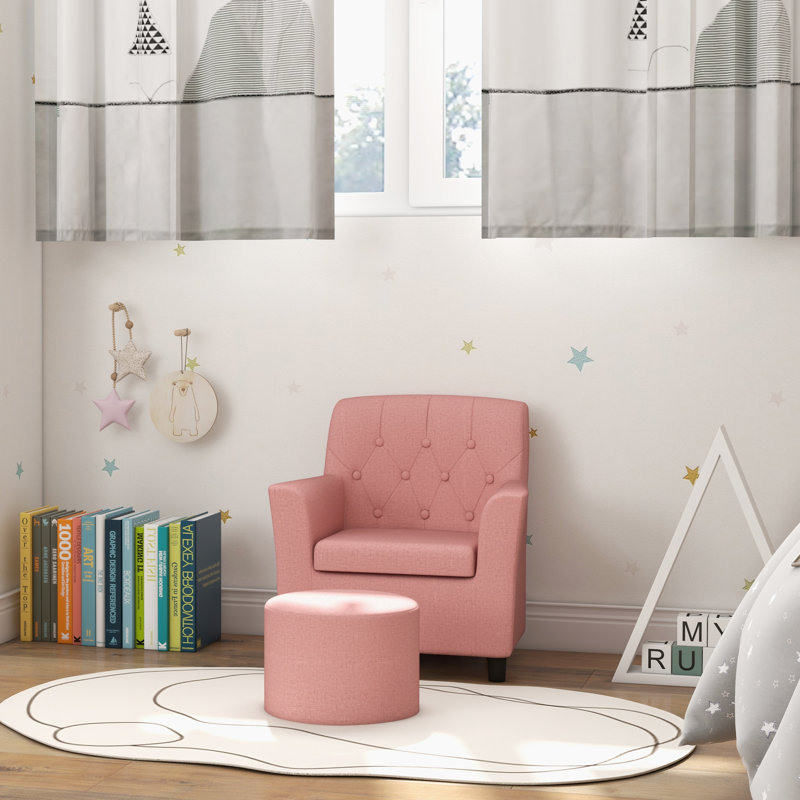 Lampley Children's Foam Chair, Pink