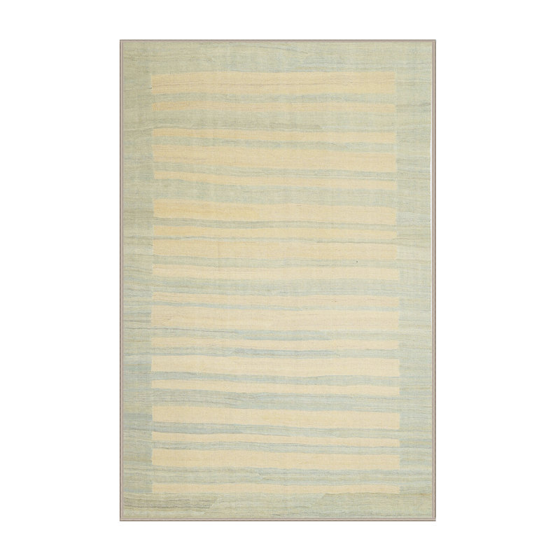 Surface beige contemporaine tapis, Rectangle 5 pi x 7 pi
