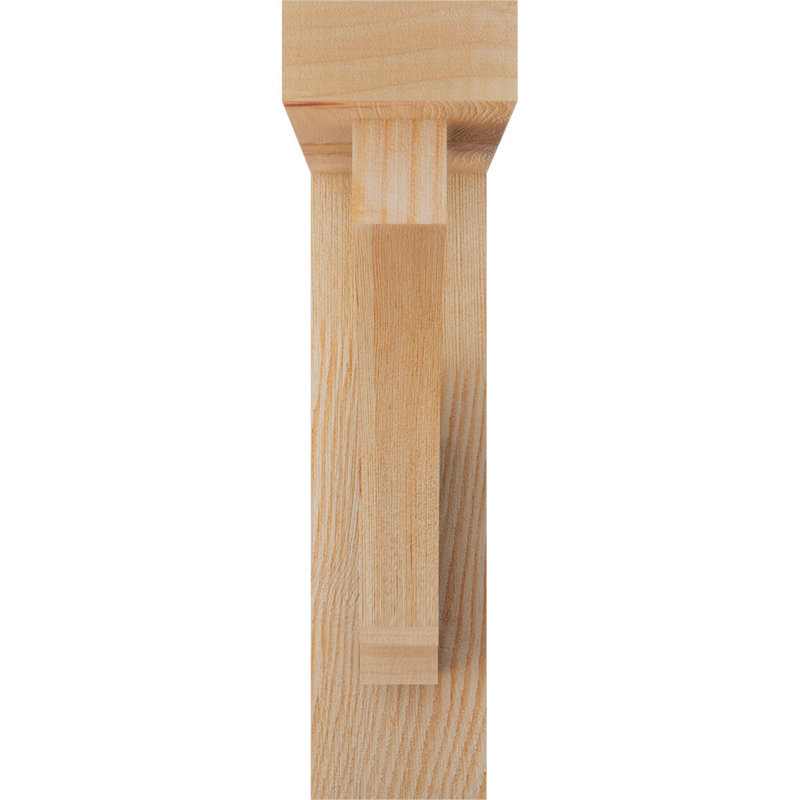 Support de bloc impérial avec entretoise décalée, 14 po x 14 po, Sapin Douglas de l 3 1/2 (lisse)