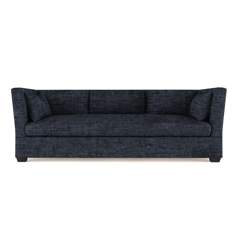 Sofa, Linen Graphite, 31" H x 108" W x 37" D