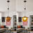 12.6" Basketball Pendant Light, Sports-Themed Glass Hanging Ceiling Light for Kids Bedroom, Game Room & Playroom
