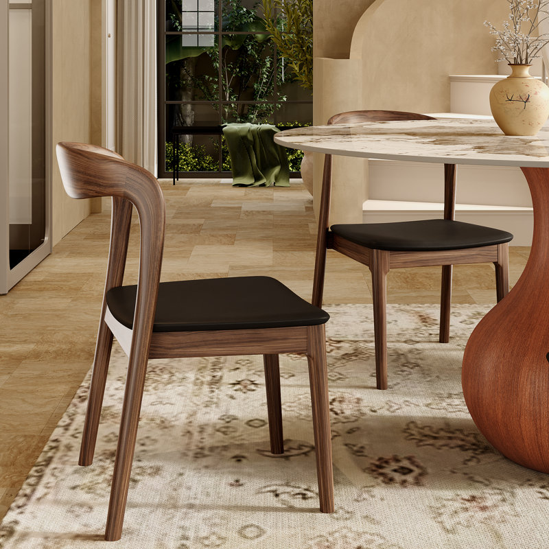 Magnifique ensemble de salle à manger Otelia pour 4/6/8, 5 Pieces: Table, 4 Chairs, 29.52" H x 53.15" W x 53.15" D