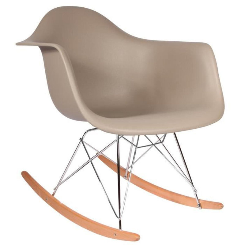 Chaise à bascule Phillips, Taupe