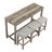 Bar Table Set With Power Outlet, Bar Table And Chairs Set, 4 Piece Dining Table Set, Industrial Breakfast Table Set, For Living Room, Dining Room, Game Room
