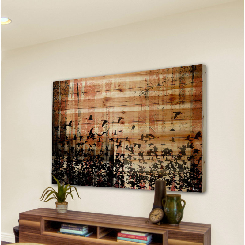 «Aspen Wood» par Parvez Taj - Impression sur bois, H 20 po x l 30 po