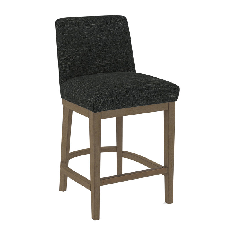 Upholstered Stool, 61412-32, Weathered Gray
