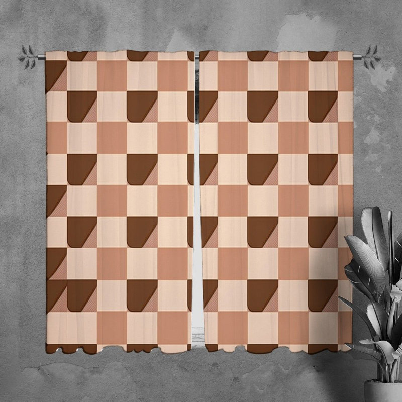 Paire de rideaux obscurcissant en polyester Kenya, L 40 po x L 82 po