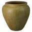 Distressed Antique Ceramic Round Planter with Drainage Hole-1816510887