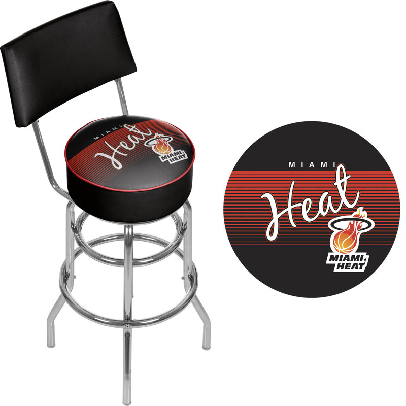 Tabouret de bar pivotant 31 po NBA, Heat de Miami