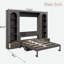 Lit escamotable avec tablettes, tiroirs, bureau et DEL Murphy