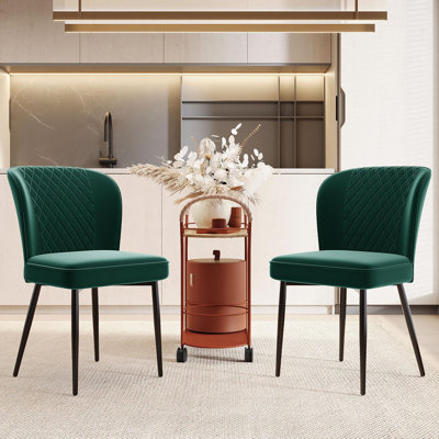 Ayonna 49 cm H Velvet Side Chair