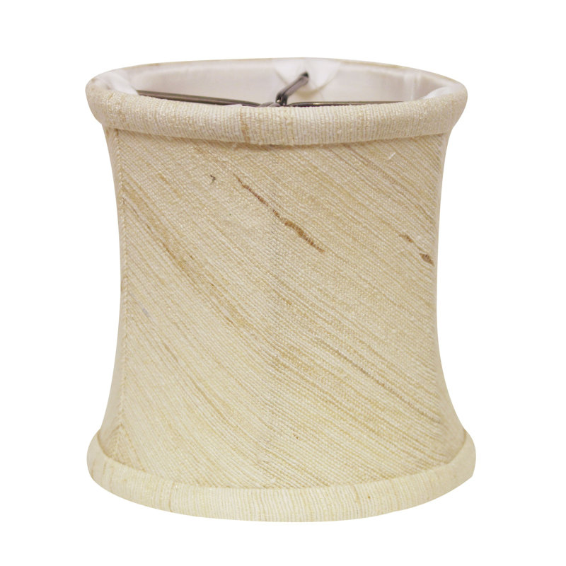 Ensemble inhérent de 6 abat-jour cylindrique en soie en forme de lustre, H 4 po x l 4 po x P 4 po