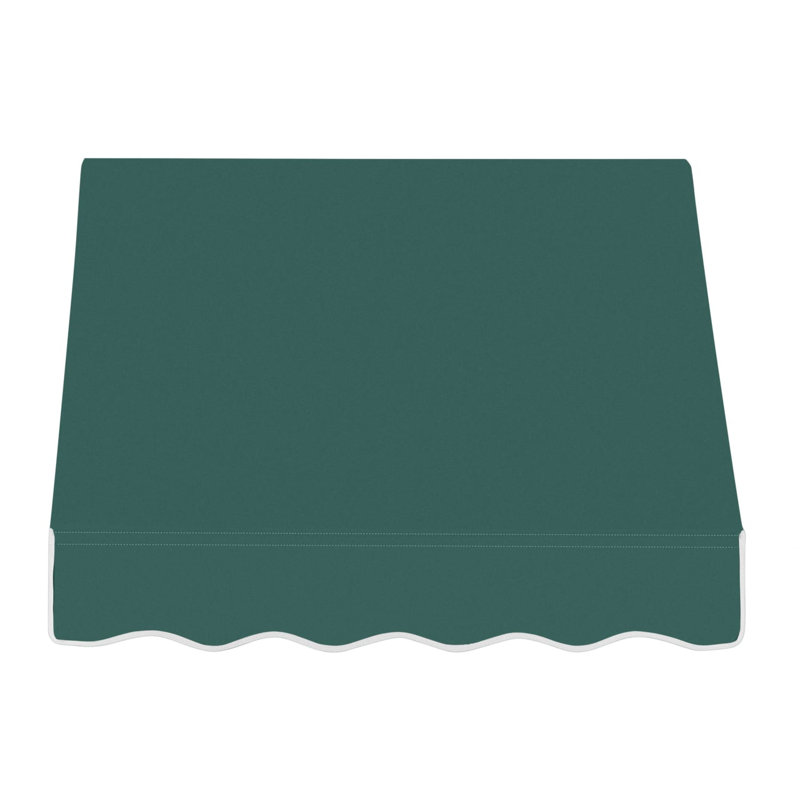 Auvent fixe en tissu acrylique rétro Awntech Dallas, H 18 po x l 40,11 po x P 36 po, Forêt