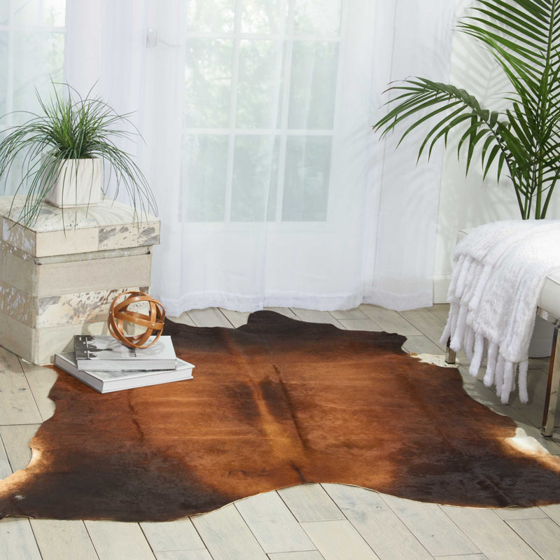Carys Cowhide Animal Print Indoor Rug