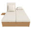 199cm Long Double Chaise with Cushions