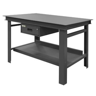 Durham Steel Extra Heavy Duty Machine Table, HWBMT-364834-95, 1 Shelves,  14000 lbs Capacity, 36 Length x 48 Width x 34 Height: Science Lab  Benches: : Industrial & Scientific