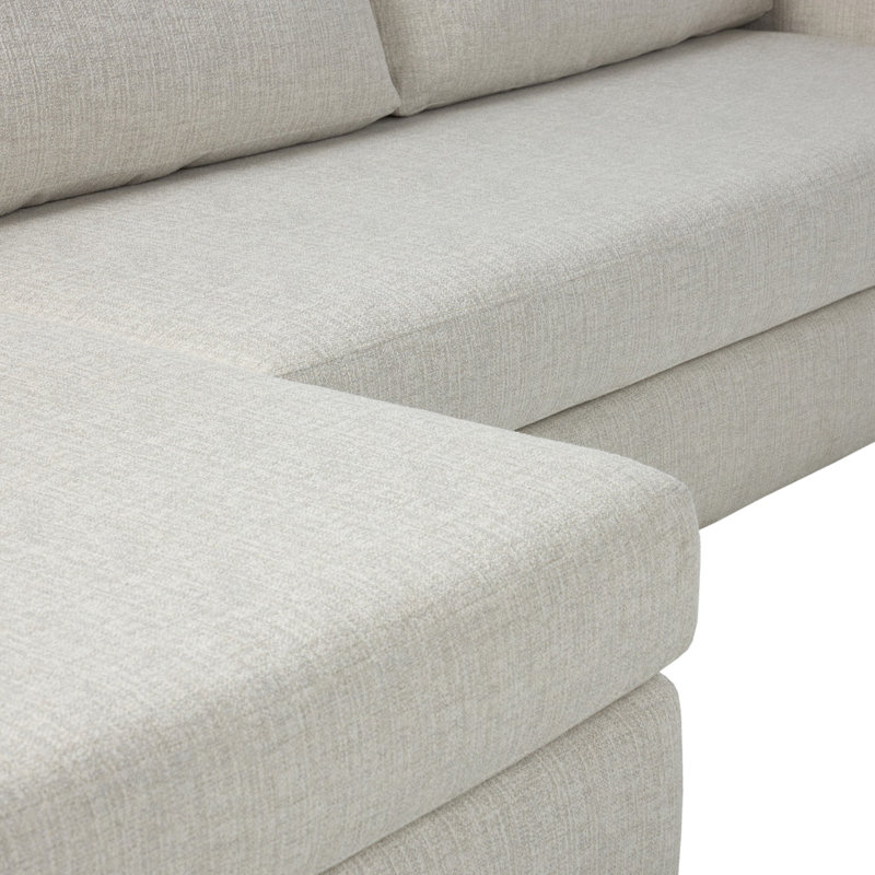 Wickham Chaise Sectional, 35" H x 126.5" W x 61" D, Left Arm Facing