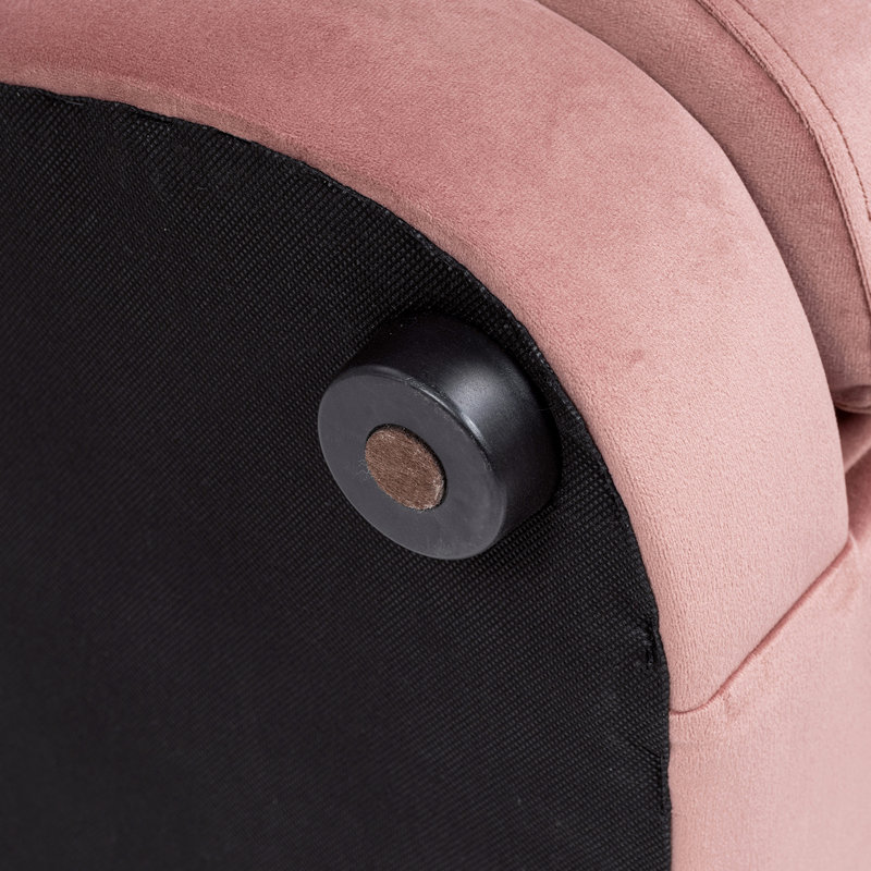 Lit pour chien 35,5 po Halle, Rose Pink Velvet