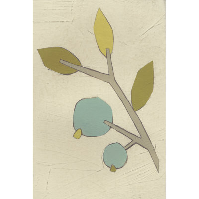 Simple Stems II - Wrapped Canvas Print