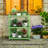 3-tier Utility Cart With Wheels Outdoor Rolling Metal Storage Organizer-100005650