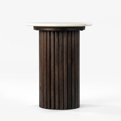 Auren Marble Top End Table