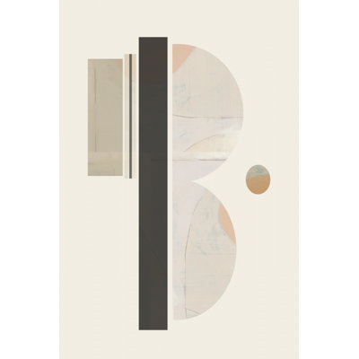 Soft Geometric Balance by Cartissi — Abstract Wall Art