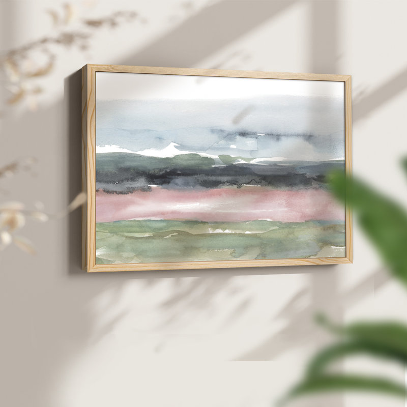Blush Salt Bed II - impression encadrée - réaménageable, H 8 po x l 10 po, Naturel