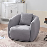 Comfortable U-Style Upholstered Armchair With 1 Pillow, Ideal For Living Room And Bedroom Relaxation, Modern Design, Durable Polyester Fabric, Perfect For Reading Or Watching TV