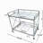 Modern Silver Bar Cart – Stylish & Functional