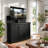50" Painted Automatic TV Lift Cabinet，TV Stand With Remote Control And Safety Stopper-128716330