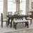 6 - Person Four Leg Dining Set-673718688-673718719-673718718