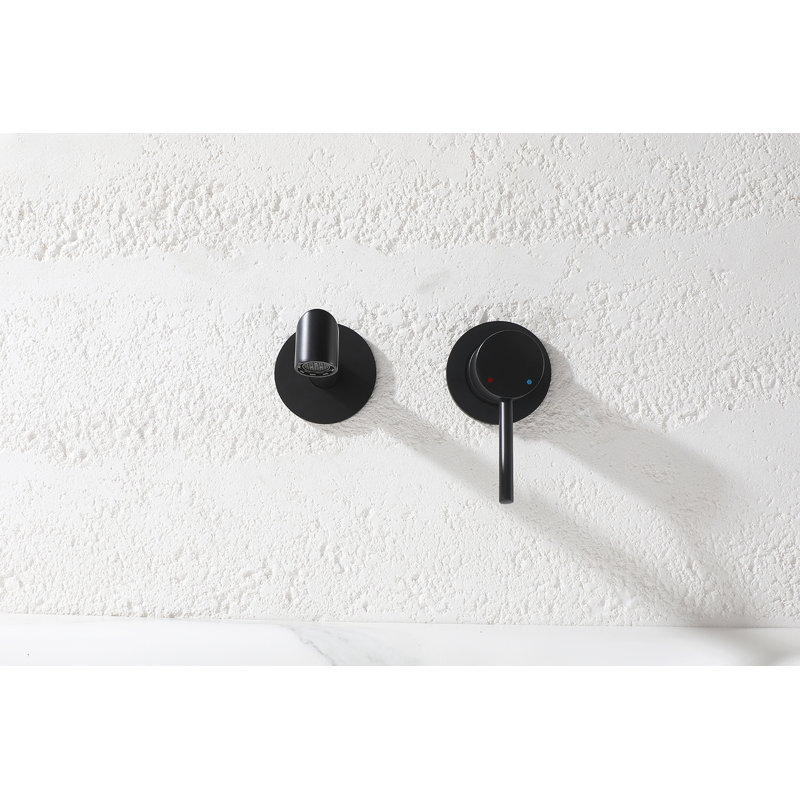 Robinet de salle de bain Weshe, Noir mat