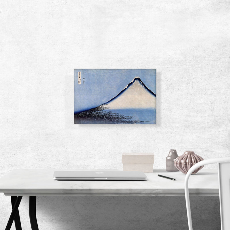 Mont Fuji bleu - impression, H 12 po x l 18 po x P 1,5 po