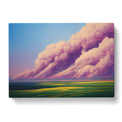 Striking Cloudy Sky - Wrapped Canvas