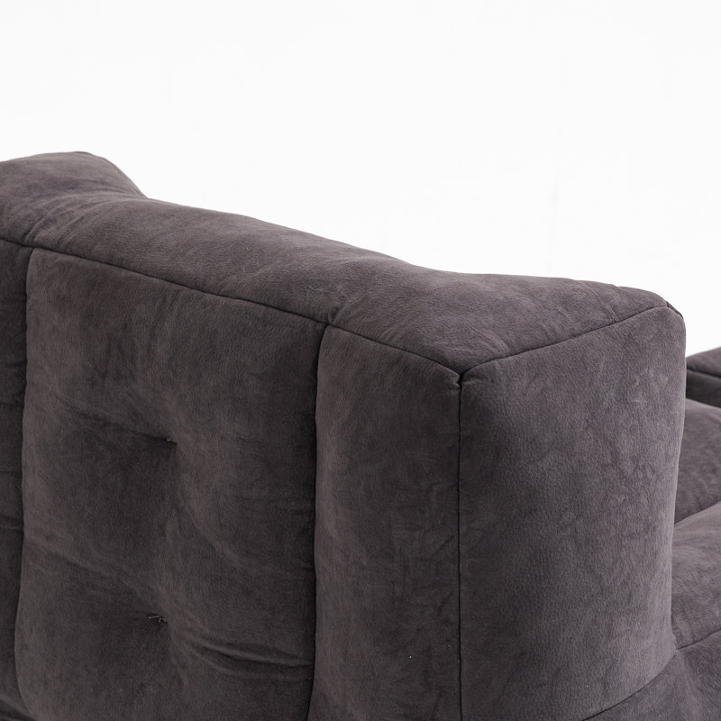 Canapés confortables en velours, fauteuil à billes moderne avec mousse à mémoire de forme pour la maison
