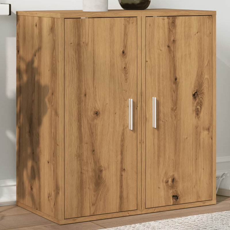 vidaXL Shoe Cabinet Engineered wood Compact, Artisan Oak