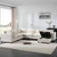 Canapé modulaire de 117,5 po avec repose-pieds de rangement mobile, canapé 7 places en forme de U, siège large et combinaison libre, canapé surdimensionné en chenille-222367409