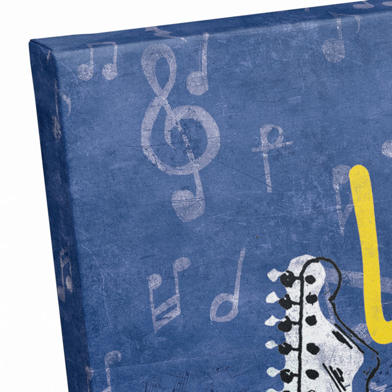 Art sur toile Live for Music, H 20 po x l 16 po x P 1,25 po
