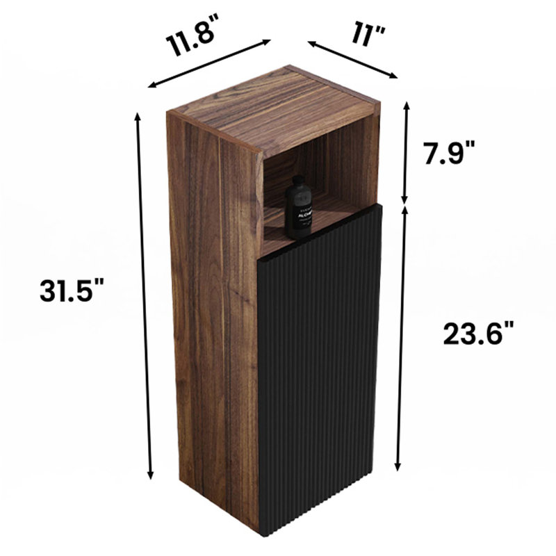 Bathroom Floating Side Cabinet, Wall-Mounted Storage Cabinet