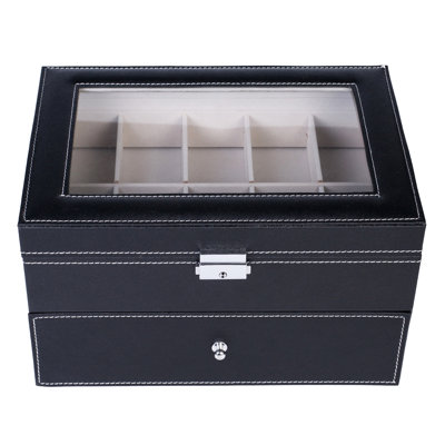 Boîte de rangement en bois 20 compartiments