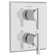 American Standard Tu184.740 Times Square 3 Function Pressure Balanced Valve Trim Only With Double Handle Integrated Diverter - Less Rough In Polished