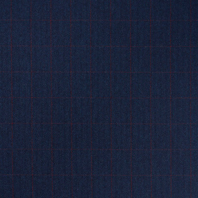 Schumacher x Patterson Flynn Thompson Merino Windowpane Fabric
