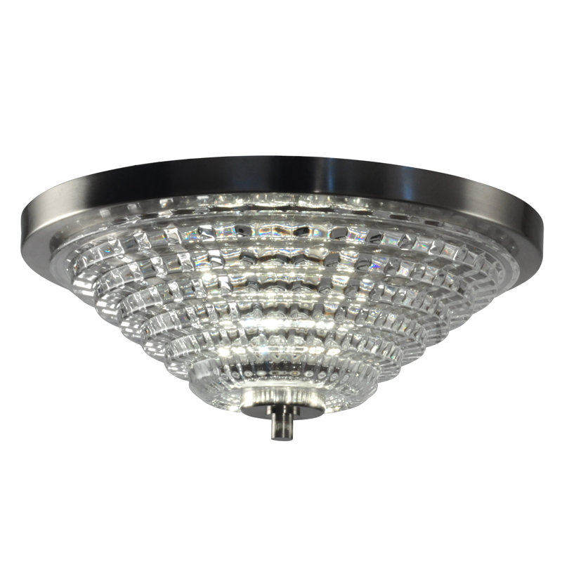 Plafonnier encastré à cuves 15 po 1 lumières unique Wendy