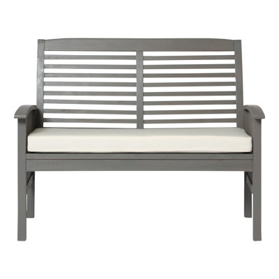 Tournesol 48" Wide Outdoor Loveseat with Cushions