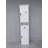 69"H Tall Barn Door Storage Cabinet With Drawer & Adjustable Shelves-250003400