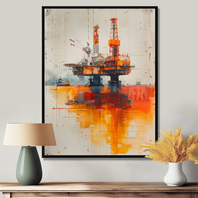 Impression sur toile Orange Orange