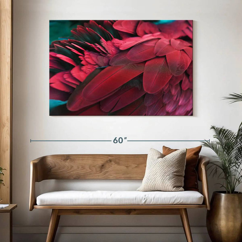 Brampt Feather, 32" H x 48" W
